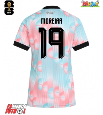 Bélgica Diego Moreira #19 Segunda Equipación Mujer Mundial 2026 Manga Corta